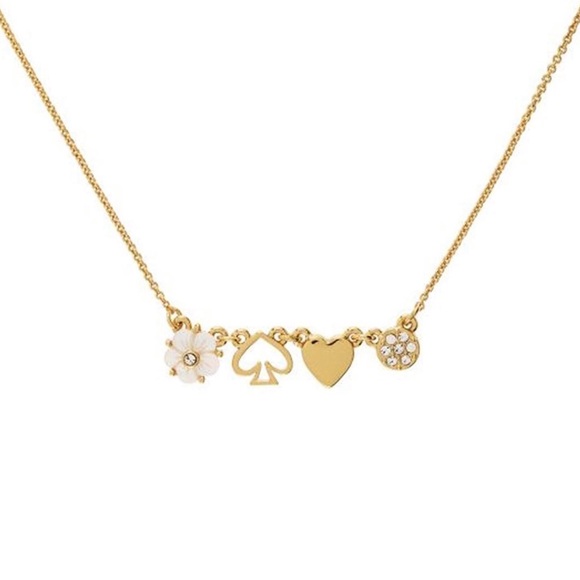 KATE SPADE • Things We Love Mini Things Row Collar Necklace - Picture 4 of 5